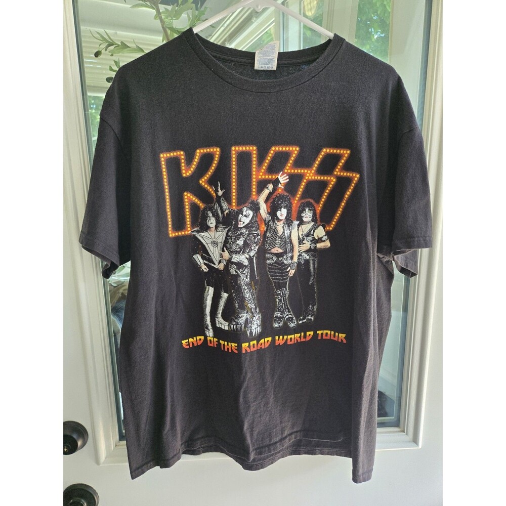 black KISS "End of the Road World Tour" 2019 Men's Large